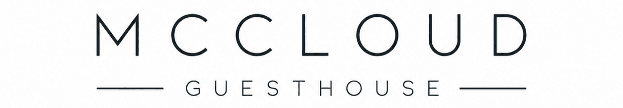 Logo of McCloud Guesthouse.